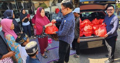 Ketum FBI Santuni Kaum Dhuafa dan Anak Yatim Pengidap Kusta di Tangerang