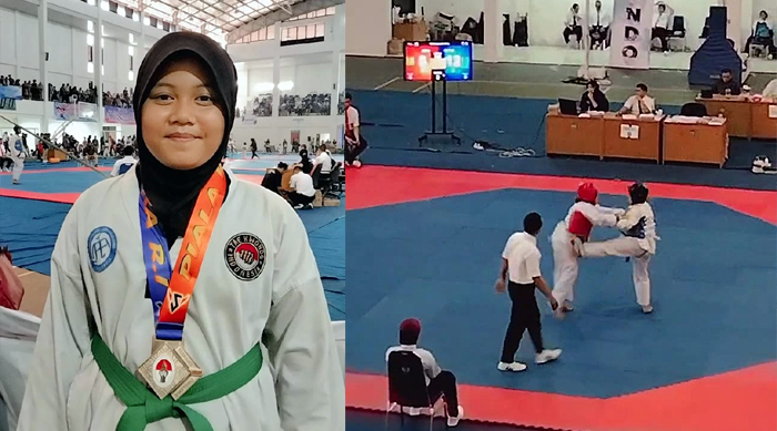 Atlet Remaja Asal Kota Depok Kembali Sabet Medali Emas Turnamen Taekwondo di Bogor